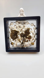 Handmade St. Michael Rosary: Antique Bronze