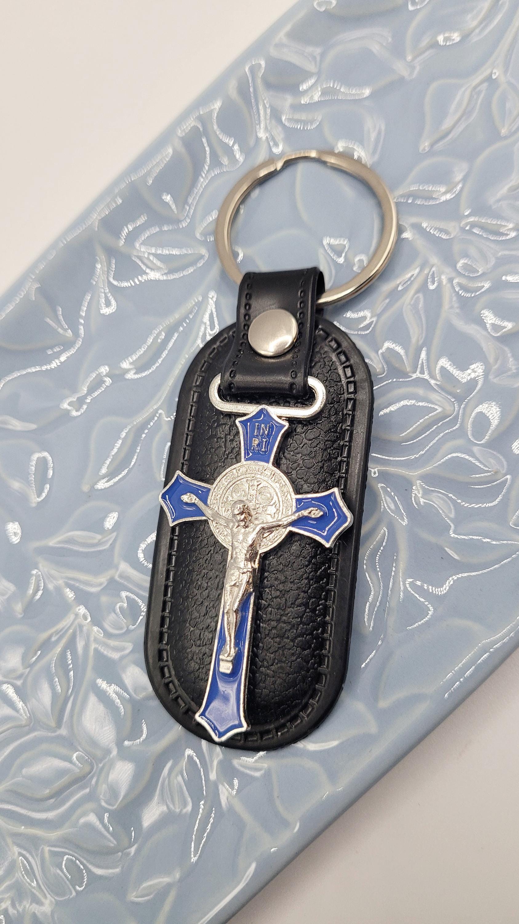 St. Benedict Crucifix Keychain | Catholic Protection Gift