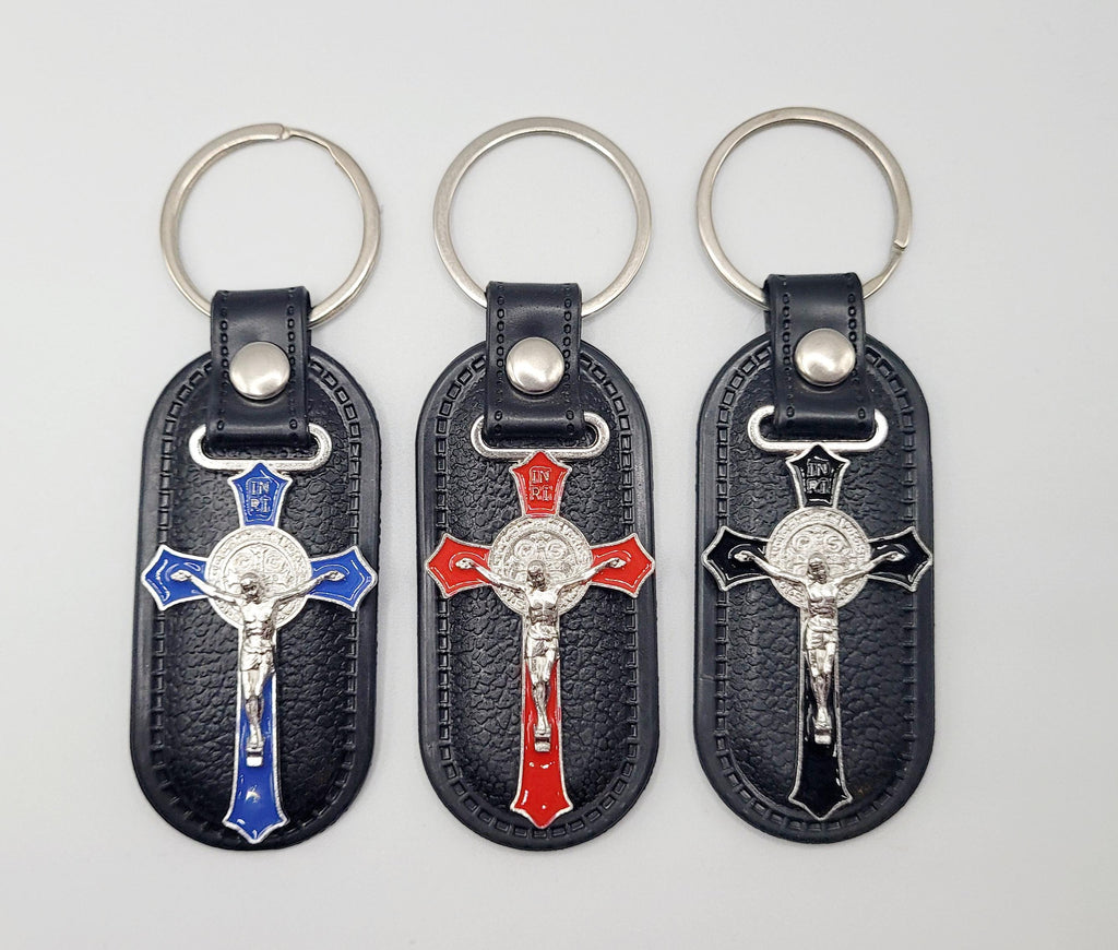 St. Benedict Crucifix Keychain | Catholic Protection Gift