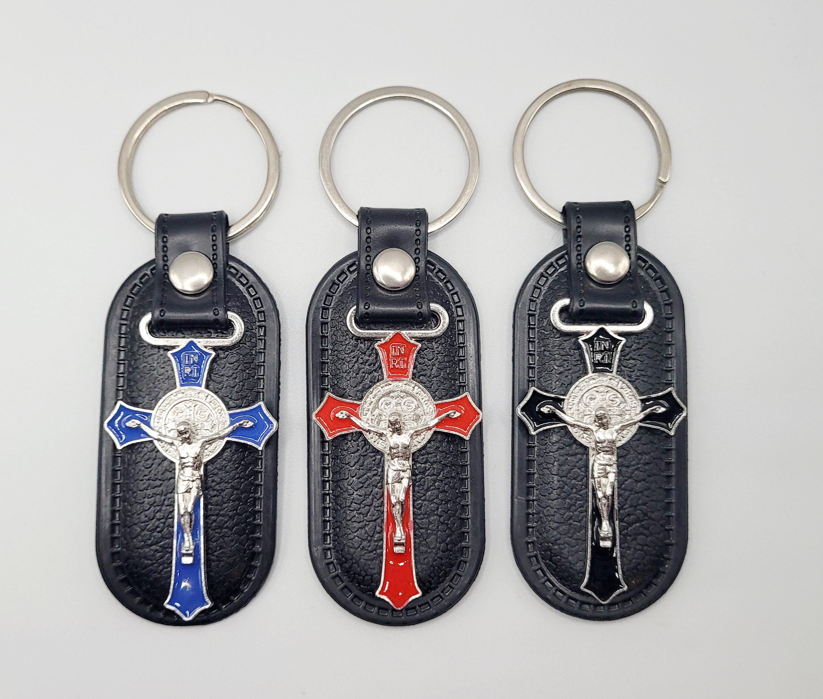 St. Benedict Crucifix Keychain | Catholic Protection Gift