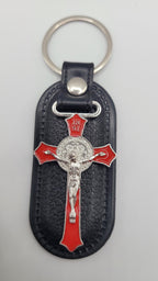 St. Benedict Crucifix Keychain | Catholic Protection Gift