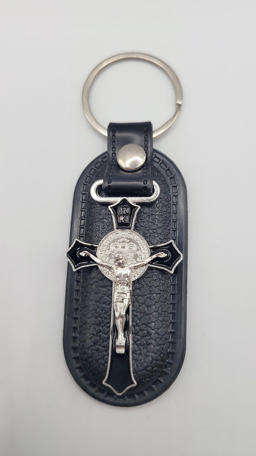St. Benedict Crucifix Keychain | Catholic Protection Gift