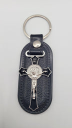 St. Benedict Crucifix Keychain | Catholic Protection Gift