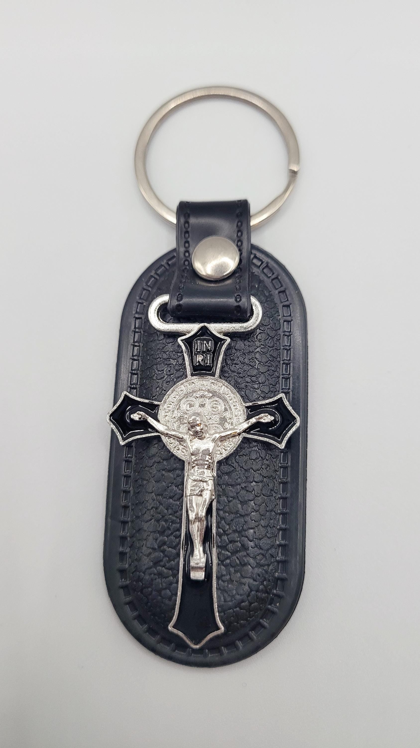 St. Benedict Crucifix Keychain | Catholic Protection Gift