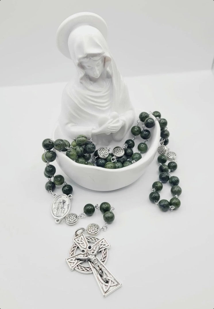 Handcrafted *Genuine* Connemara Marble Rosary