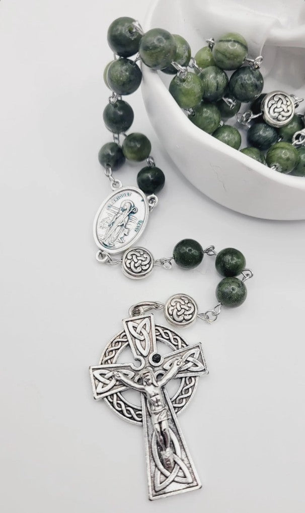 Handcrafted *Genuine* Connemara Marble Rosary