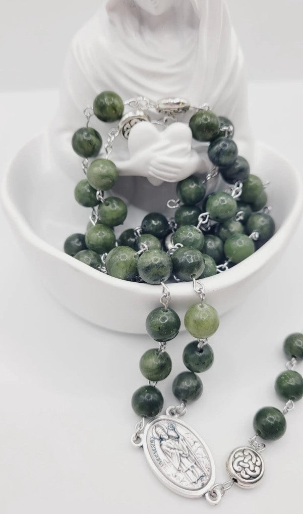 Handcrafted *Genuine* Connemara Marble Rosary