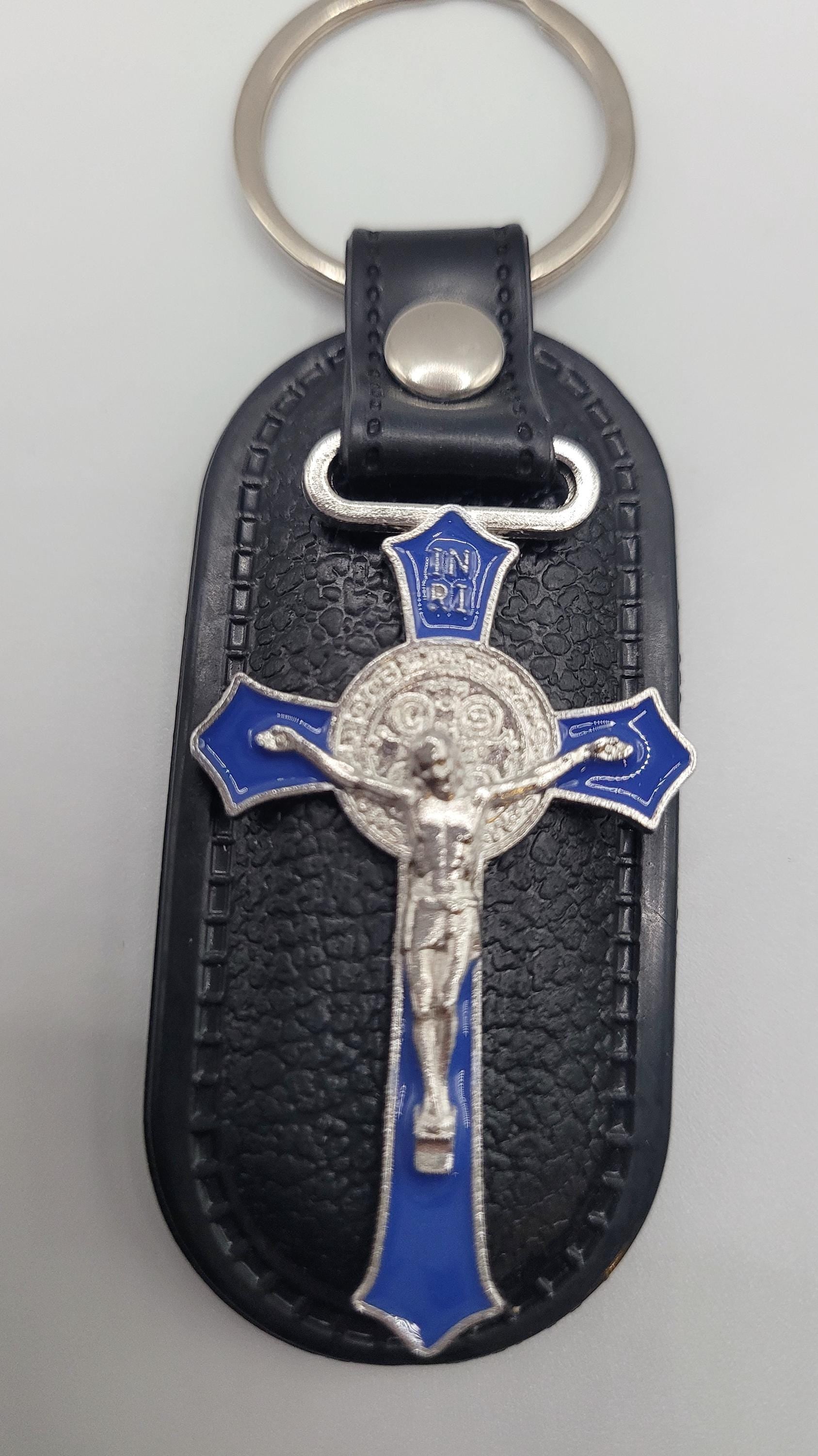 St. Benedict Crucifix Keychain | Catholic Protection Gift