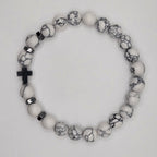 Natural Stone Cross Bracelets