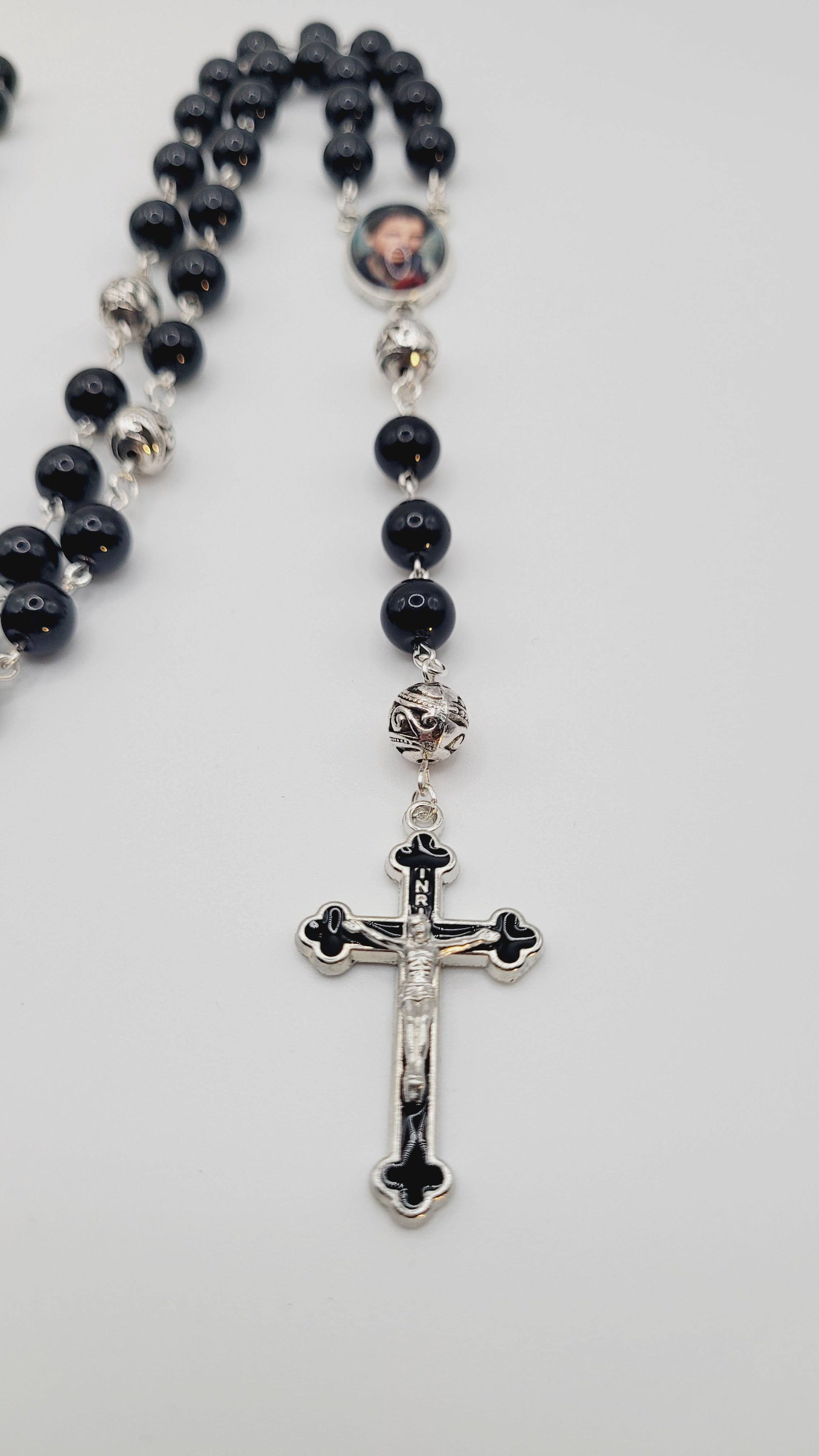 Black Carlo Acutis Rosary
