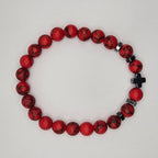 Natural Stone Cross Bracelets