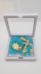 Handmade Gold Miraculous Metal Rosary