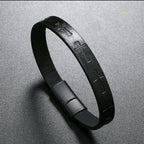 Cross Cuff Bracelet - Magnetic Clasp