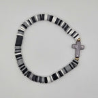 Stackable Polymer Clay Cross Bracelets