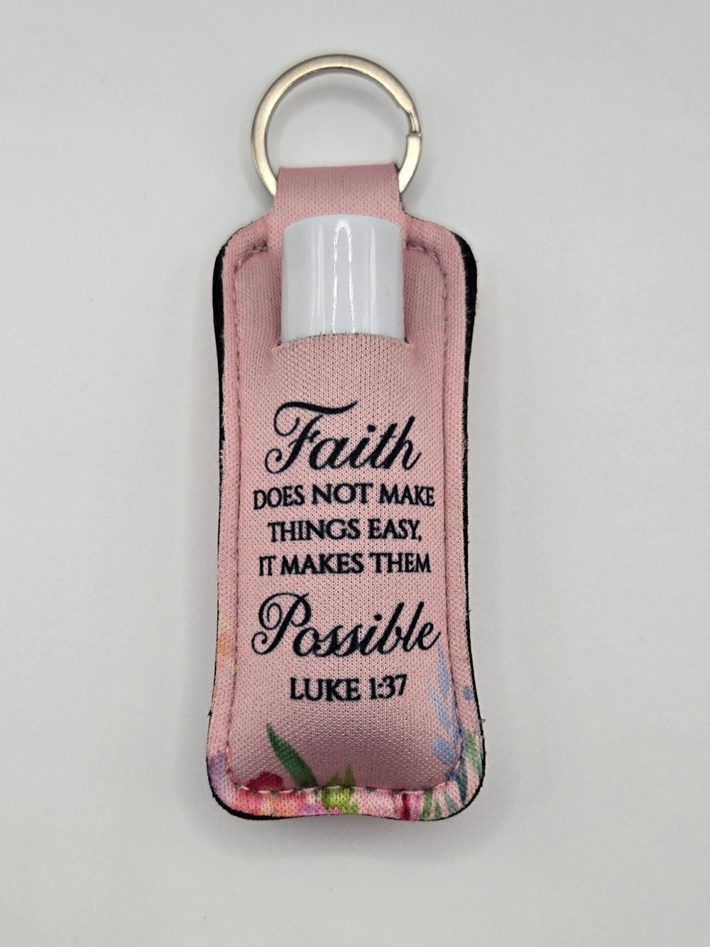 Chapstick Holder Keychain