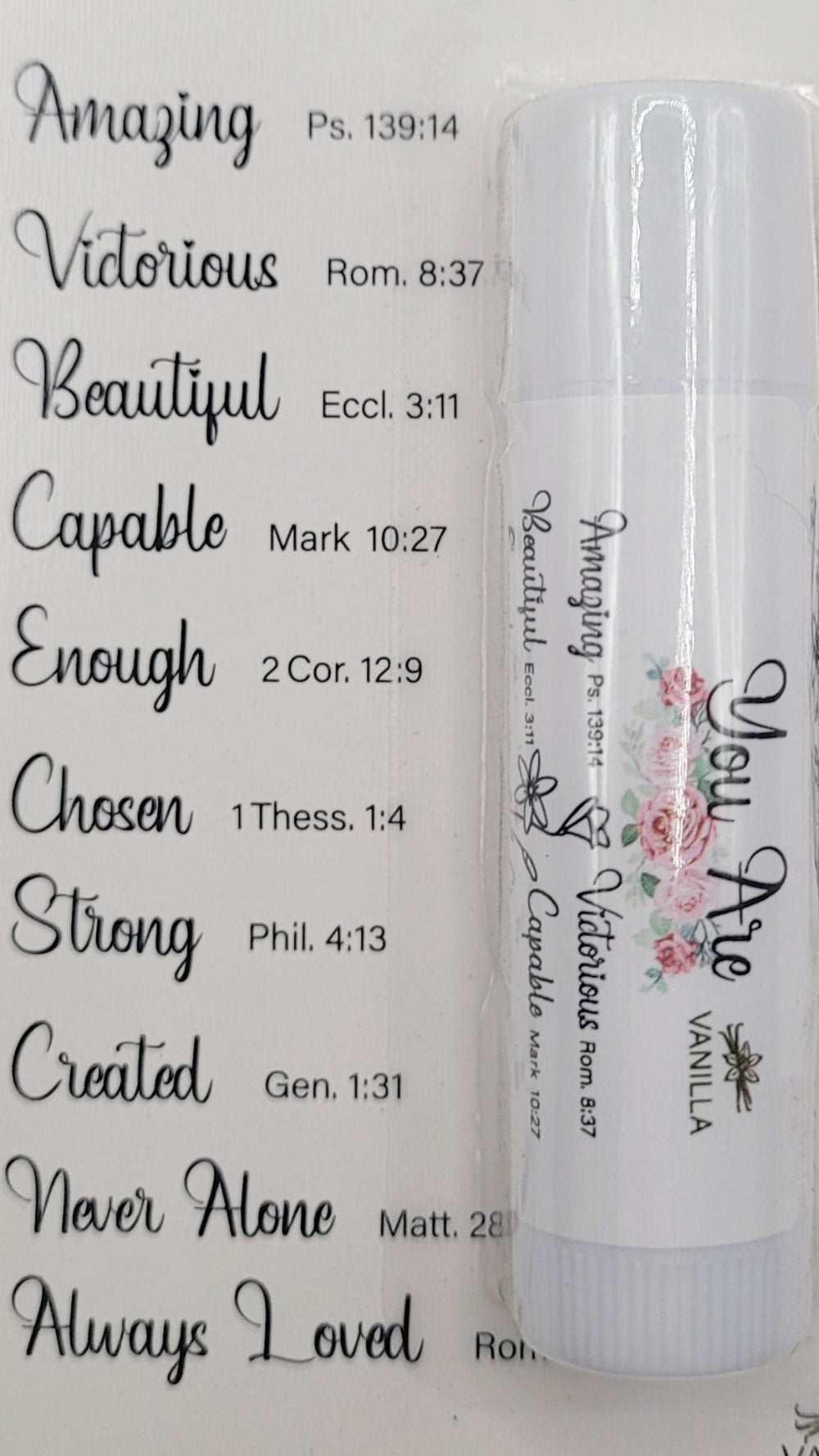 Chapstick Holder Keychain