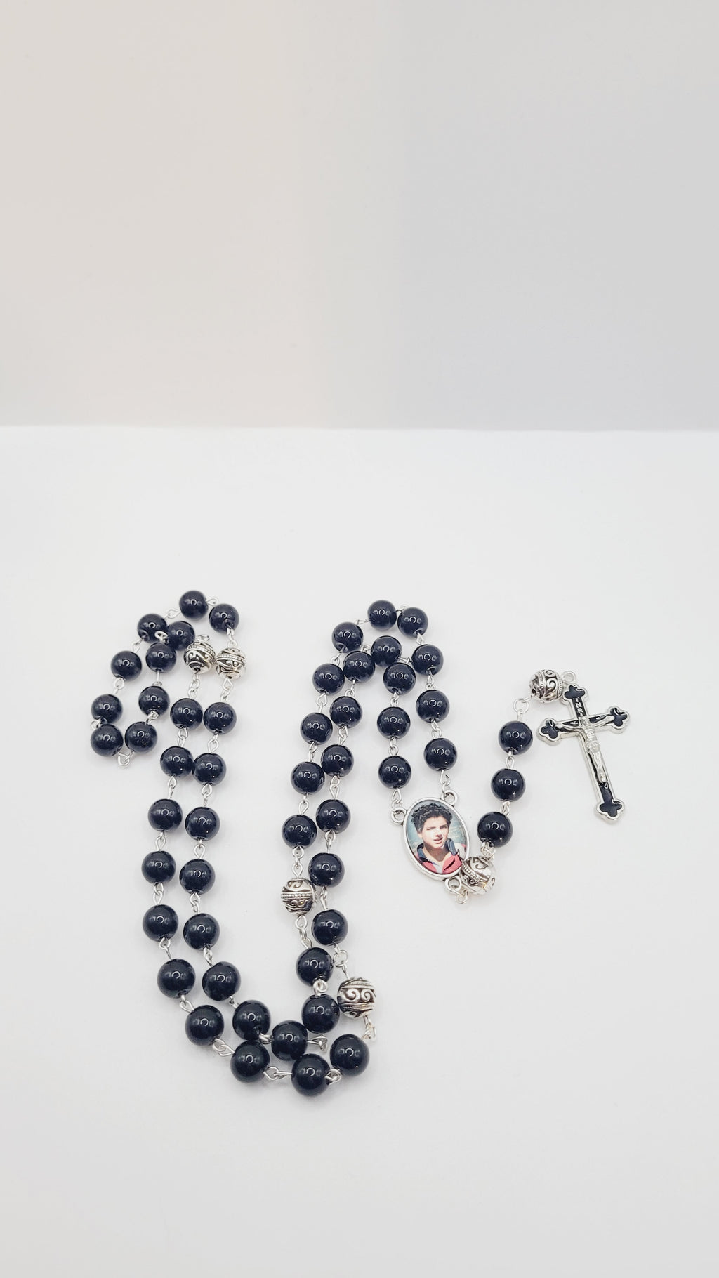 Black Carlo Acutis Rosary