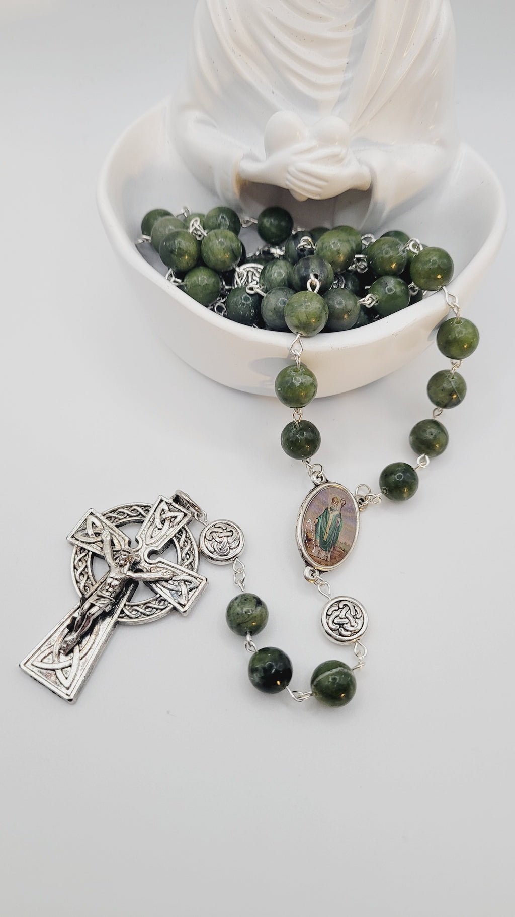 Handcrafted *Genuine* Connemara Marble Rosary