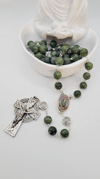 Handcrafted *Genuine* Connemara Marble Rosary