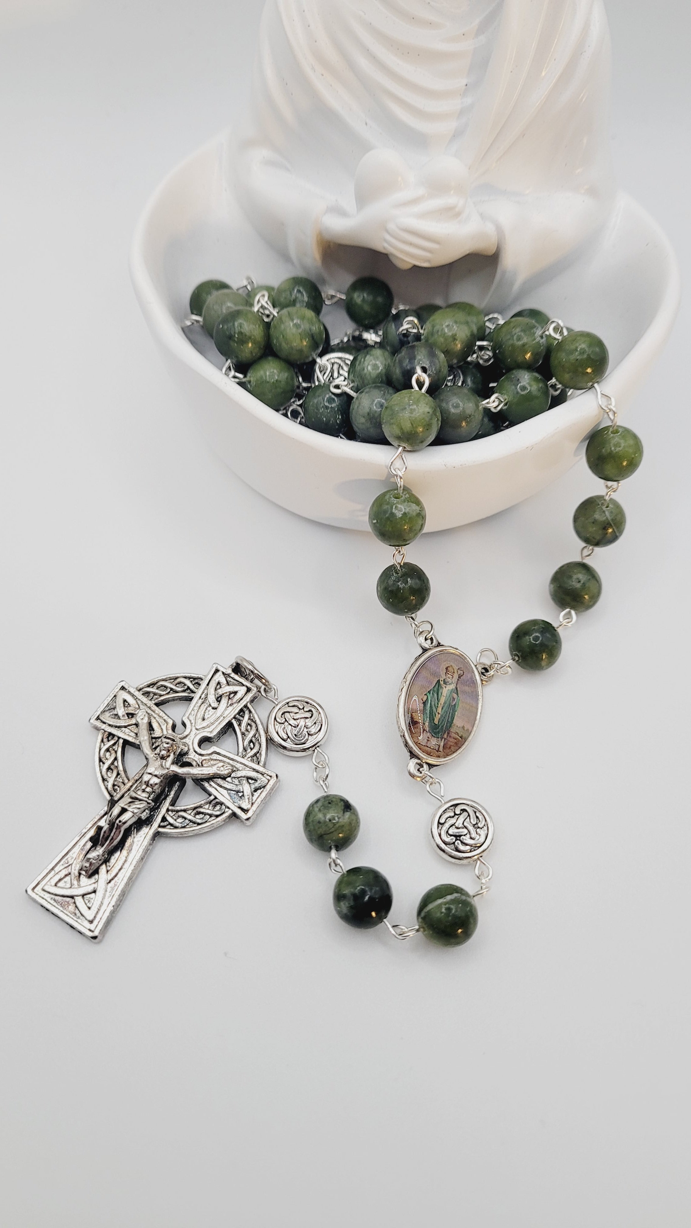 Handcrafted *Genuine* Connemara Marble Rosary