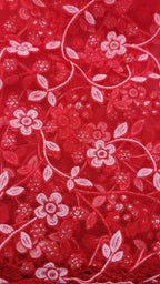 Red Chapel Veil Mantilla