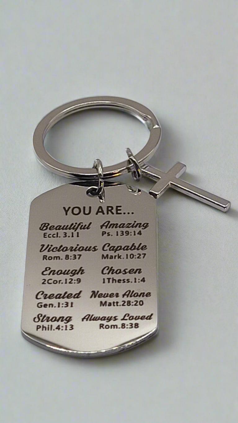 Biblical Affirmation Keychain