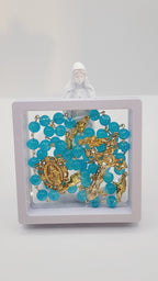 Handmade Gold Miraculous Metal Rosary