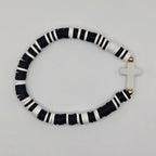 Stackable Polymer Clay Cross Bracelets