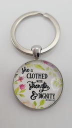 Bible Verse Keychain