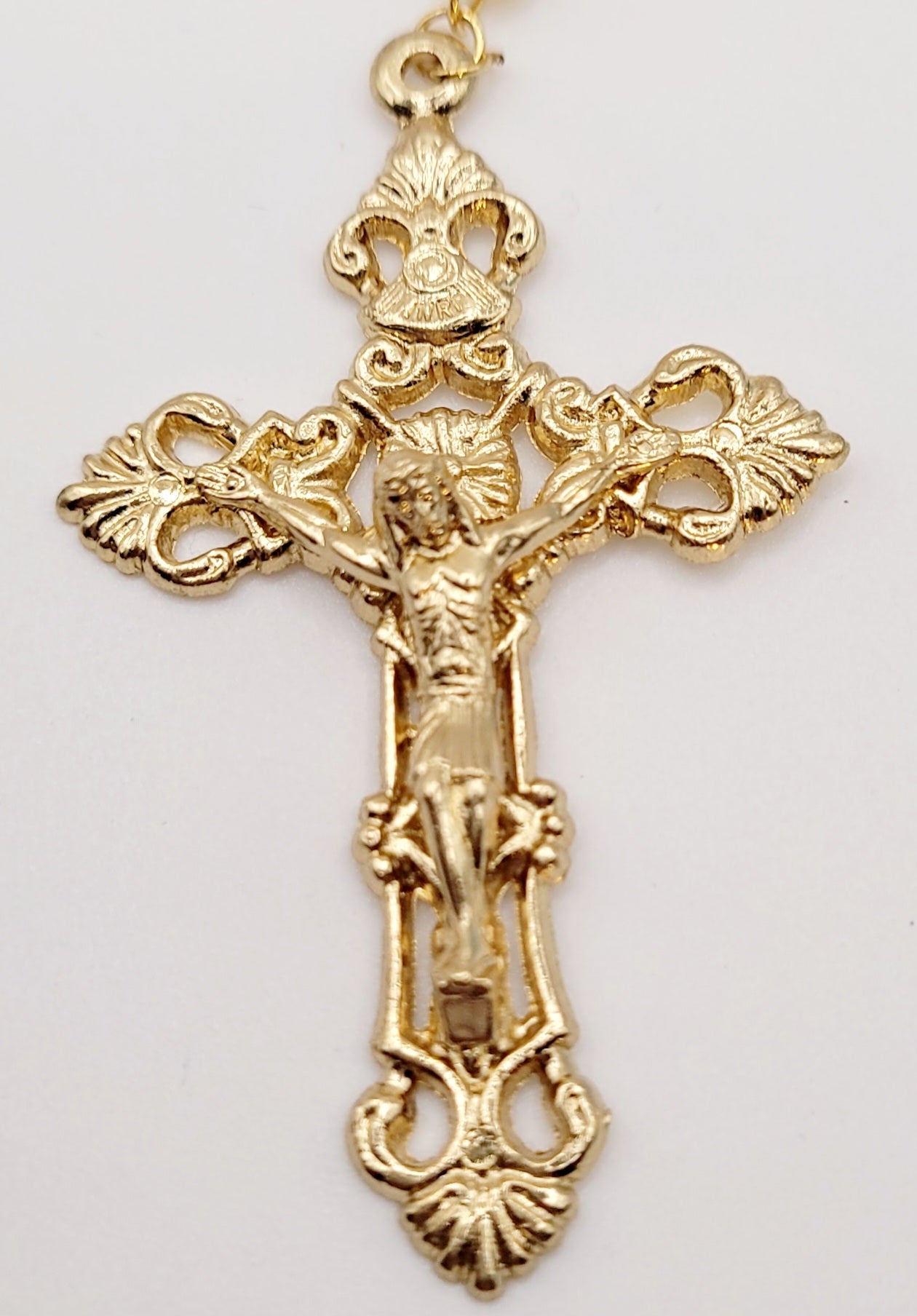 Handmade Gold Miraculous Metal Rosary