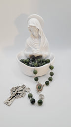 Handcrafted *Genuine* Connemara Marble Rosary