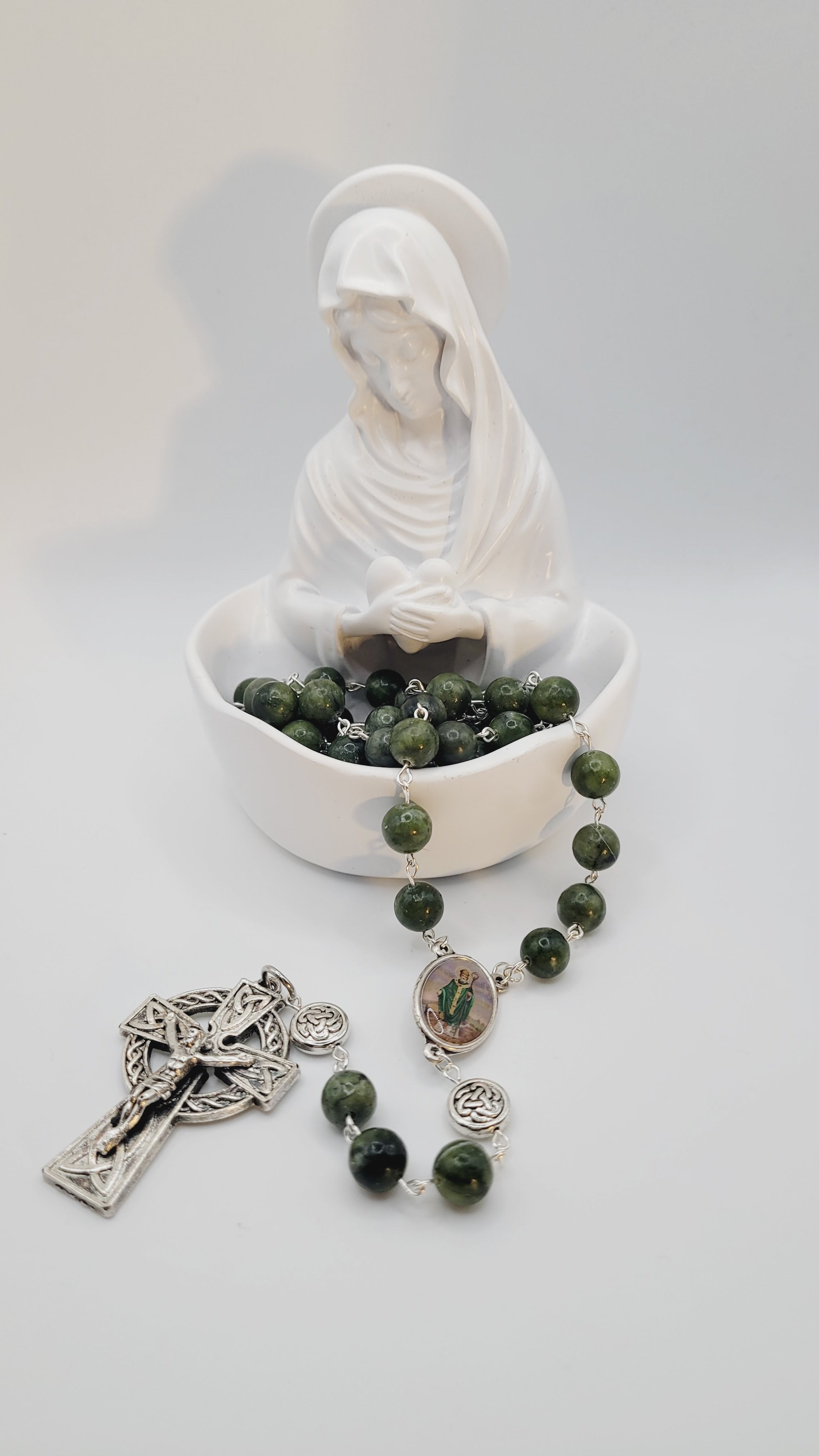 Handcrafted *Genuine* Connemara Marble Rosary