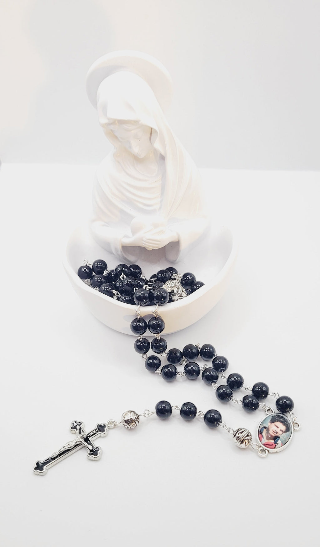 Black Carlo Acutis Rosary