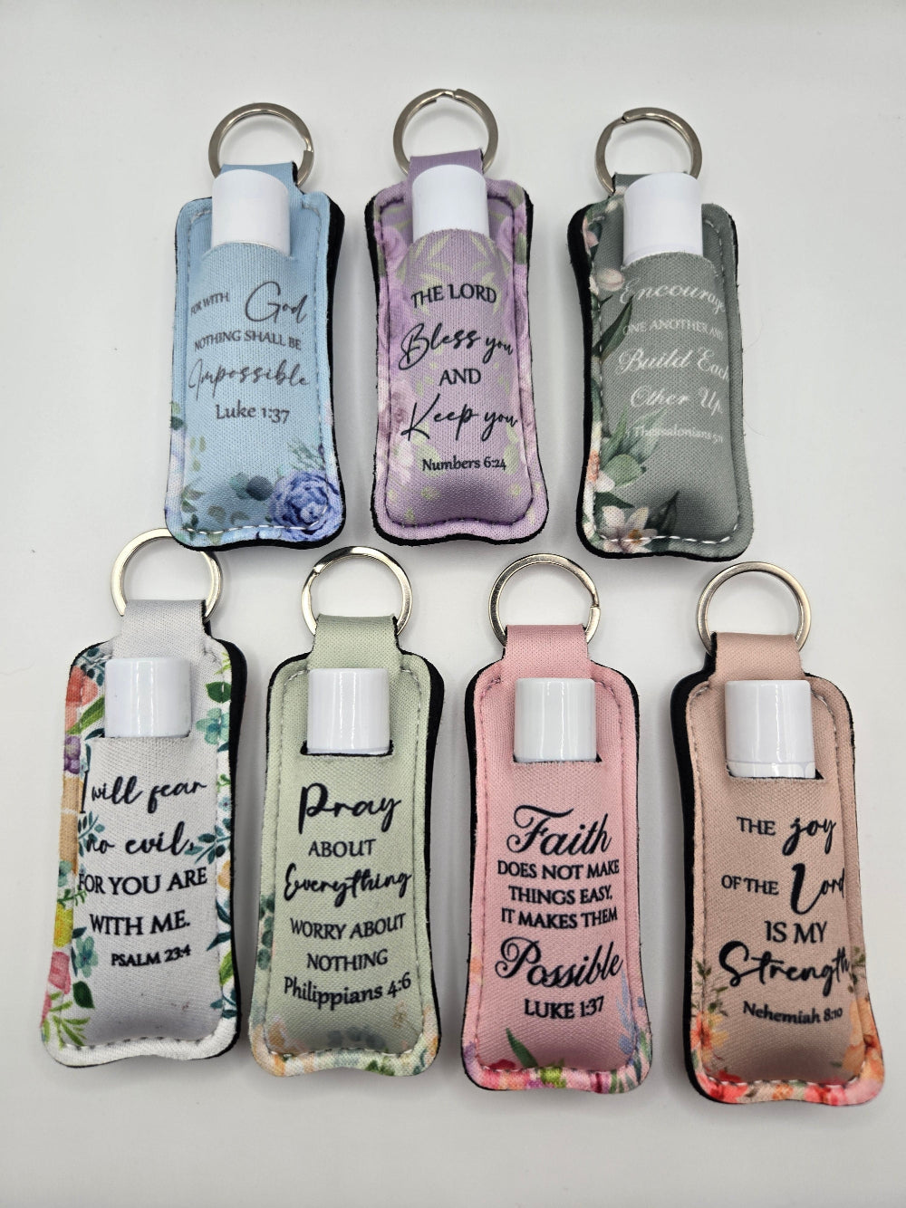 Chapstick Holder Keychain